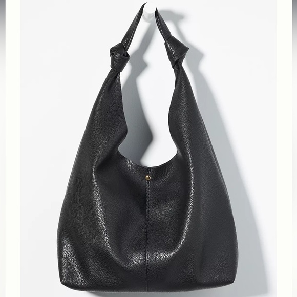 THE LOVE KNOT SLOUCHY BAG NWT Navy - Picture 2 of 5